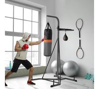 HOMCOM Punchbag & Speedball Boxing Station Frame Freestanding Training Home Gym