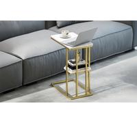 HOMCOM C-Shaped Narrow Side Table