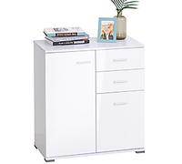 HOMCOM Cabinet 02-0673 Particle Board White 710 mm x 350 mm x 760 mm