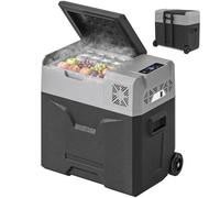 HOMCOM Car Refrigerator 12/24V Compressor Fridge Freezer Down to -20℃ 50 L