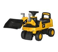 HOMCOM CAT Licensed Kids Construction Ride-On w/ Manual Shovel, for 1-3 Years