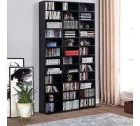 HOMCOM Media Storage Display - Black