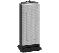 HOMCOM Ceramic Space Heater, 2000W Fan Electric Heater with 3 Modes, Adjustable Thermostat, Oscillation, Tip-Over and Overheat Protection, Low Energy for Bedroom, Black