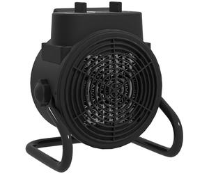 HOMCOM Ceramic Space Heater, 2000W Portable Fan Electric Heater with 3 Modes, Adjustable Thermostat, Handle, Overheat Protection, Low Energy for Bedroom, Home, Office, Workshop, Black