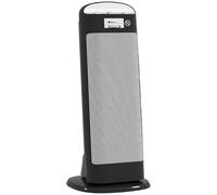 HOMCOM Ceramic Space Heater 2000W with 4 Modes Adjustable Thermostat Black | Fan Electric Heater, 55° Oscillation, Tip-Over And Overheat Protection, for Bedroom, Home Office