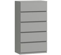 HOMCOM Chest of Drawers, 5-Drawer Storage Cabinets, Modern Dresser, Storage Drawer Unit for Bedroom