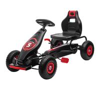 HOMCOM Children Pedal Go Kart Ages 5-12 Years Old - Red | TJ Hughes