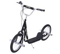 HOMCOM Children's Black Push Scooter | Ride-On Bike