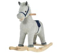 HOMCOM Rocking Horse 330-105 640 mm 350 mm 730 mm Grey