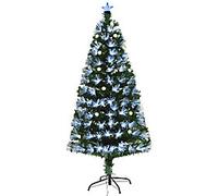 HOMCOM Christmas Tree 830-290V73 Green, White 840 mm x 840 mm x 1800 mm