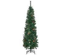 HOMCOM Christmas Tree Pencil 5.5' with 21 Pine Cone | TJ Hughes