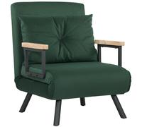 HOMCOM Click Clack Single Chair Bed Settee for Living Room | TJ Hughes