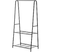HOMCOM Cloth Rack 850-085 Steel Black 450 mm x 770 mm x 1530 mm