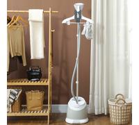 Homcom Clothes Steamer, Garment Steamer Clothing Wrinkle Remover, Grey In Light Grey Light Grey