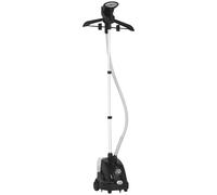 HOMCOM Clothes Steamer with Adjustable Pole Clothes Steamer 11 Steam Levels 41-110 cm Black