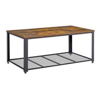 HOMCOM Coffee/End Table Industrial Style w/Storage Versatile Use