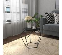 Indoor Nordic Minimalist Style Coffee Table Steel Black