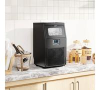 Homcom Commercial Ice Maker With 4Kg Ice Storage For Home Restaurant In Black Black One Size