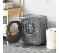 HOMCOM Compact Dryer Machine with 5 Modes, 4kg Small Tumble Dryer, Grey