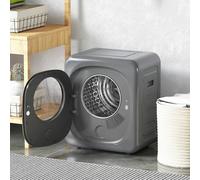 HOMCOM Compact Dryer Machine with 5 Modes, 4kg Small Tumble Dryer, Grey HOMCOM Grey