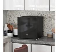 Homcom 35L Tabletop Freezer With Adjustable Temperature Wire Shelf Black