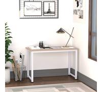 HOMCOM Desk Workspace Oak Effect/White