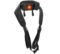 HOMCOM Cordless Neck Massager with Heat, Deep Tissue 4D Shiatsu for Back