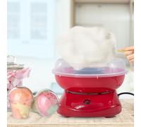 HOMCOM Cotton Candy Machine Electric Gadgetry Floss Sugar Equipment - Red - 27cm x 26cm x 18cm