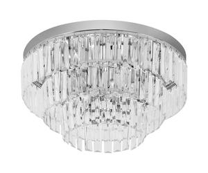 HOMCOM Crystal Ceiling Lamp K9 Crystal to Catch the Light, Compatible with E14 bulbs (max power is 40 W) Aosom UK