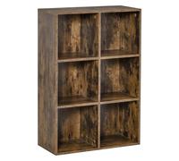 HOMCOM Cubic Cabinet Bookcase Shelves Storage Display for Study, Living Room, Ho