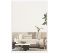 HOMCOM Decorative Rectangular Wall Mirror Wall-Mounted 60 x 40 cm White