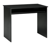 Homcom Desk Study Shelf Black