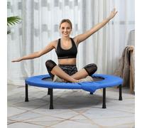 HOMCOM Dia. 96cm Fitness Trampoline Exercise, Max Load 150 KG, Blue Black