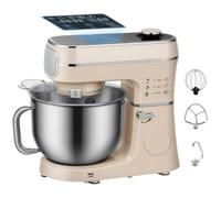HOMCOM Digital Stand Mixer 6L 1400W Tilt-Head Food Mixer 11 Speeds Cream