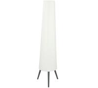 HOMCOM Dimmable Tripod Floor Lamp with Foot Switch, Nordic Standing Lamp with Fabric Shade, 153cm, White