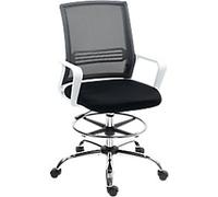 HOMCOM Draughtsman Chair Basic Tilt Black 120 kg 921-825V70BK 580 x 580 x 1,230 mm