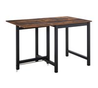 HOMCOM Drop Leaf Kitchen Foldable Table Folding Table Foldable for Dining Room
