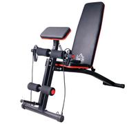 HOMCOM Foldable Adjustable Dumbbell Weight Lifting Sit Up Ab Bench Home Training Gym Incline Flat Multiuse Workout Exercise Fitness