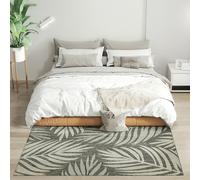 Easy-Cleaning Machine Washable Rug for Indoor and Outdoor, Grey HOMCOM Grey 120cm x 170cm