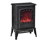 HOMCOM Electric Fireplace ABS (Acrylonitrile Butadiene Styrene), Glass UK