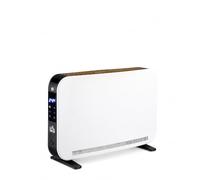 HOMCOM Electric Heater 2180W Portable Convector Heater 24H Timer White | Overheat Protection, Adjustable Temperature, for Home