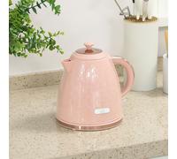 HOMCOM Electric Kettle, Fast Boil, 1.7L, 3kW, Swivel, Auto Shut-off - Pink