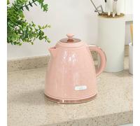 HOMCOM Electric Kettle, Fast Boil, 1.7L, 3kW, Swivel, Auto Shut-off - Pink