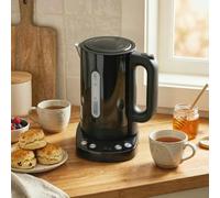 HOMCOM Electric Kettle, 1.7L Fast Boil, 3kW Water Kettle with Strix Thermost in Black HOMCOM Black