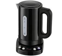 HOMCOM Electric Kettle, 1.7L, Fast Boil, 3kW Water Kettle with UK Strix Thermostat, Keep Warm Function, LCD Base, Removable Limescale Filter and 360° Swivel, Black