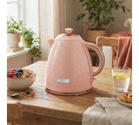 HOMCOM Electric Kettle, Fast Boil, 1.7L, 3kW, Swivel, Auto Shut-off - Pink