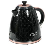HOMCOM Electric Kettle Fast Boil 1.7L 3kW Cordless Water Kettle Black