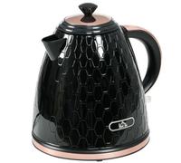 HOMCOM Electric Kettle, Fast Boil, 1.7L, 3kW, Swivel, Auto Shut-off, Black