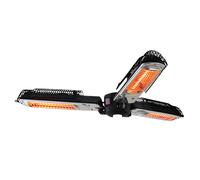 HOMCOM Electric Parasol Heater Infrared Quartz 2000W Outdoor Umbrella mounted - Outsunny | TJ Hughes