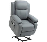 Homcom Electric Power Lift Recliner Chair Vibration Massage Reclining Chair with Remote Control and Side Pocket